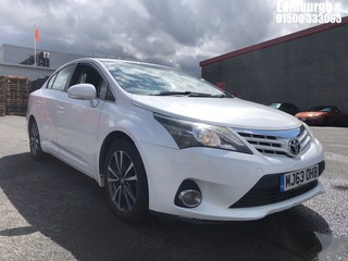 Location: Edinburgh - 2013  TOYOTA  AVENSIS ICON D-4D 4 Door Saloon REG: MJ63OHB, 1995cc Diesel , 6 Speed Manual Diesel , Former Keepers: 2, Keys: Yes, MOT Expiry date: 10/06/2025