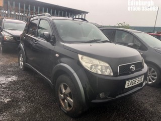 Location: Edinburgh - 2006 DAIHATSU TERIOS SX 5 Door Hatchback REG: SA06SXE, Keys: No, MOT Expiry date: 10/08/2024, 1495 Petrol, 5 Speed Manual Petrol, Former Keepers: 4