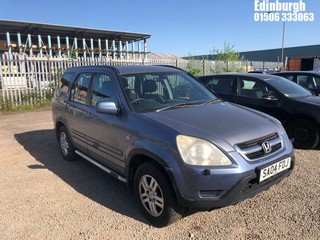 Location: Edinburgh - 2004 HONDA CR-V I-VTEC SE SPORT AUTO Estate REG: SA04FDJ, Keys: No, MOT Expiry date: 08/08/2024, 1998 Petrol, 4 Speed Auto Petrol, Former Keepers: 4