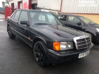 Location: Edinburgh - 1988 MERCEDES 190E AUTO 4 Door Saloon REG: F97NLO, Keys: No, MOT Expiry date: 07/03/2022, 1997 Petrol, 4 Speed Auto Petrol, Former Keepers: 15