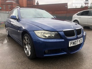 Location: Nottingham - 2007 BMW 318 I M SPORT TOURING Estate REG: FN07YCX, Keys: No, MOT Expiry date: 17/01/2026, 1995 Petrol, 6 Speed Manual Petrol, Former Keepers: 4