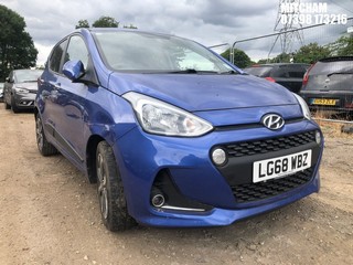 Location: Mitcham - 2018 HYUNDAI I10 PREMIUM SE 5 Door Hatchback REG: LG68WBZ, Keys: No, MOT Expiry date: 28/09/2024, 1248 Petrol, 5 Speed Manual Petrol, Former Keepers: 2