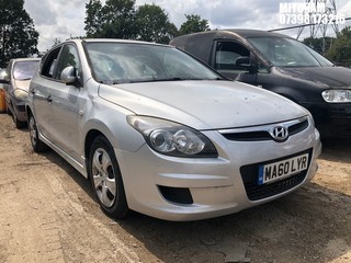 Location: Mitcham - 2010 HYUNDAI I30 CLASSIC 5 Door Hatchback REG: MA60LYR, Keys: No, MOT Expiry date: 31/10/2024, 1396 Petrol, 5 Speed Manual Petrol, Former Keepers: 6