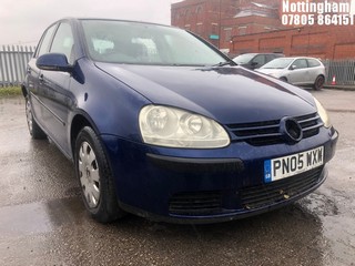 Location: Nottingham - 2005 VOLKSWAGEN GOLF S SDI 5 Door Hatchback REG: PN05WXW, Keys: No, MOT Expiry date: 05/10/2024, 2000 Diesel, 5 Speed Manual Diesel, Former Keepers: 7