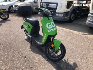 Location: Mitcham - 2021 VMOTO CUX Moped REG: LC71UUE, Keys: No, MOT Expiry date: 19/10/2024, 0 Electric, AUTOMATIC, Former Keepers: 1