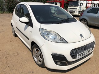 Location: Peterborough - 2014 PEUGEOT 107 ALLURE 3 Door Hatchback REG: YK63THF, Keys: No, MOT Expiry date: 12/04/2024, 998 Petrol, 5 Speed Manual Petrol, Former Keepers: 5
