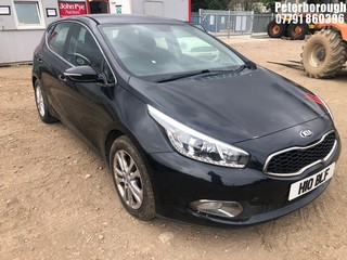 Location: Peterborough - 2013 KIA CEED 2 5 Door Hatchback REG: H10BLF, Keys: Yes, MOT Expiry date: 19/01/2025, 1396 Petrol, 6 Speed Manual Petrol, Former Keepers: 4