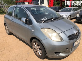 Location: Peterborough - 2007 TOYOTA YARIS ZINC 3 Door Hatchback REG: AF07KDX, Keys: No, MOT Expiry date: 24/05/2025, 1296 Petrol, 5 Speed Manual Petrol, Former Keepers: 5