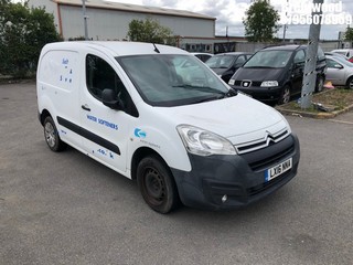 Location: Brentwood - 2016 CITROEN BERLINGO 850 ENTERPRISE H Panel Van REG: LX16NNA, Keys: No, MOT Expiry date: 18/05/2025, 1560 Diesel, 5 Speed Manual Diesel, Former Keepers: 4