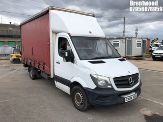 Location: Brentwood - 2014 MERCEDES-BENZ SPRINTER 313 CDI Curtain-Sided REG: CK64XEG, Keys: No, MOT Expiry date: 13/05/2025, 2143 Diesel, 6 Speed Manual Diesel, Former Keepers: 7