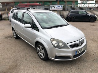 Location: Brentwood - 2008 VAUXHALL ZAFIRA EXCLUSIV MPV REG: SC57TYZ, Keys: No, MOT Expiry date: 09/02/2025, 1598 Petrol, 5 Speed Manual Petrol, Former Keepers: 4