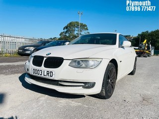 Location: Plymouth - 2010 BMW 320I SE Coupe REG: OO03LRD, Keys: No, MOT Expiry date: 17/12/2024, 1995 Petrol, 6 Speed Manual Petrol, Former Keepers: 7