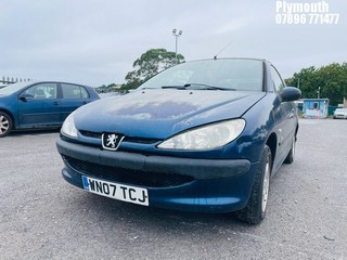 Location: Plymouth - 2007 PEUGEOT 206 URBAN 3 Door Hatchback REG: WN07TCJ, Keys: No, MOT Expiry date: 19/05/2023, 1360 Petrol, 5 Speed Manual Petrol, Former Keepers: 13