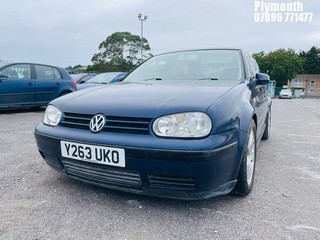 Location: Plymouth - 2001 VOLKSWAGEN GOLF S 5 Door Hatchback REG: Y263UKO, Keys: No, MOT Expiry date: 30/10/2024, 1598 Petrol, 5 Speed Manual Petrol, Former Keepers: 9