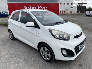 Location: South Wales - 2013 KIA PICANTO 1 AIR 5 DOOR HATCHBACK REG: CV13PLU, 998cc PETROL, 5 SPEED MANUAL PETROL, Former Keepers: 1, Keys: Yes, MOT Expiry date: 28/09/2023