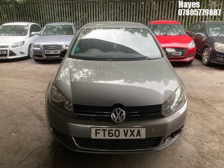 NOTE: ATF Registered Buyers ONLY - Location: Hayes - 2011 VOLKSWAGEN GOLF S TSI 5 Door Hatchback REG: FT60VXA, Keys: No, 1197 Petrol, 5 Speed Manual Petrol, Former Keepers: 7