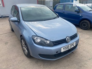 Location: Hull - 2010 VOLKSWAGEN GOLF S TDI 5 Door Hatchback REG: YX10ZPG, Keys: No, MOT Expiry date: 27/02/2025, 1598 Diesel, 5 Speed Manual Diesel, Former Keepers: 4