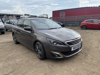 Location: Leeds - 2015 PEUGEOT 308 FELINE E-HDI 5 Door Hatchback REG: YK15ODX, Keys: No, MOT Expiry date: 03-04-2026, 1560 Diesel, 6 Speed Manual Diesel, Former Keepers: 3