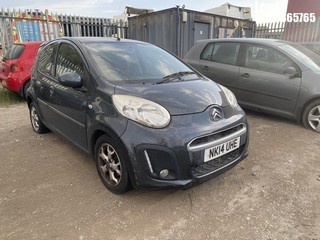 Location: Leeds - 2014 CITROEN C1 PLATINUM 5 Door Hatchback REG: NK14UHE, Keys: No, MOT Expiry date: 29-11-2024, 998 Petrol, 5 Speed Manual Petrol, Former Keepers: 6