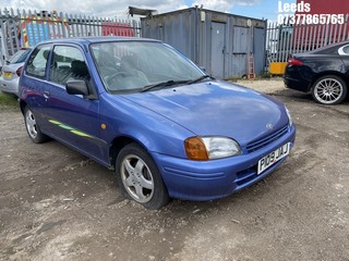 Location: Leeds - 1997 TOYOTA STARLET SPORTIF 3 Door Hatchback REG: P109JAJ, Keys: No, MOT Expiry date: 09-07-2025, 1332 Petrol, 5 Speed Manual Petrol, Former Keepers: 3