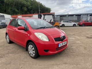 Location: Leeds - 2006 TOYOTA YARIS T3 5 Door Hatchback REG: YL06HCE, Keys: No, MOT Expiry date: 05-08-2024, 998 Petrol, 5 Speed Manual Petrol, Former Keepers: 8