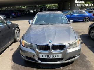 Location: Hayes - 2010 BMW 318I SE AUTO 4 Door Saloon REG: CY10GXX, Keys: No, MOT Expiry date: 27/08/2025, 1995 Petrol, 6 Speed Auto Petrol, Former Keepers: 5