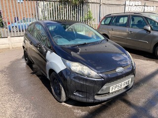 Location: Hayes - 2009 FORD FIESTA STUDIO 60 3 Door Hatchback REG: FP58RNY, Keys: No, MOT Expiry date: 02/04/2026, 1242 Petrol, 5 Speed Manual Petrol, Former Keepers: 3
