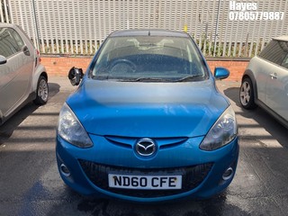 Location: Hayes - 2010 MAZDA 2 SPORT 5 Door Hatchback REG: ND60CFE, Keys: No, MOT Expiry date: 22/10/2025, 1498 Petrol, 5 Speed Manual Petrol, Former Keepers: 4