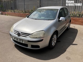 Location: Hayes - 2006 VOLKSWAGEN GOLF S AUTO 5 Door Hatchback REG: AF06ZFD, Keys: No, MOT Expiry date: 20/02/2026, 1598 Petrol, 6 Speed Auto Petrol, Former Keepers: 6