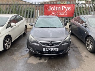 Location: Hayes - 2012 VAUXHALL ASTRA SRI CDTI AUTO 5 Door Hatchback REG: SP12LLA, Keys: No, MOT Expiry date: 09/02/2026, 1956 Diesel, 6 Speed Auto Diesel, Former Keepers: 4