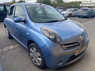 Location: Manchester - 2006 NISSAN MICRA SPORT 5 Door Hatchback REG: SM56SRU, 1386 Petrol, 5 Speed Manual Petrol, Former Keepers: 7, Keys: No, MOT Expiry date: 31/03/2026