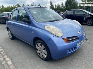 Location: Manchester - 2004 NISSAN MICRA SE 5 Door Hatchback REG: KG04XNU, 1240 Petrol, 5 Speed Manual Petrol, Former Keepers: 9, Keys: No, MOT Expiry date: 09/11/2024