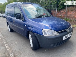 Location: Manchester - 2011 VAUXHALL COMBO 1700 ECOFLEX Car Derived Van REG: DN61UYM, 1248 Diesel, 5 Speed Manual Diesel, Former Keepers: 3, Keys: No, MOT Expiry date: 23/08/2024