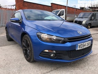 Location: Nottingham - 2014 VOLKSWAGEN SCIROCCO GT TDI COUPE  REG: VE64XAS, 1968cc BLUE , 6 SPEED MANUAL DIESEL, Former Keepers: 2, Keys: Yes, MOT Expiry date: 15/01/2026