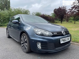 Location: Birmingham - 2010 VOLKSWAGEN GOLF GTD 5 DOOR HATCHBACK REG: PN60XNT, 1968CC DIESEL, 6 SPEED MANUAL DIESEL, Former Keepers: 5, Keys: Yes, MOT Expiry date: 13/02/2026