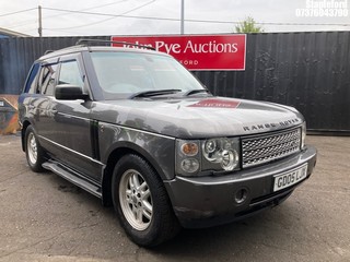 Location: Stapleford - 2005 LAND ROVER RANGE ROVER HSE TD6 AUTO Estate REG: GD05LJX, Keys: Yes, MOT Expiry date: 16/10/2025, 2926 Diesel, AUOTMATIC, Former Keepers: 2