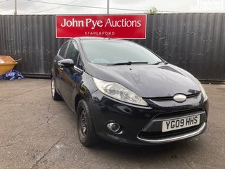 Location: Stapleford - 2009 FORD FIESTA ZETEC 90 TDCI 5 Door Hatchback REG: YG09HHS, Keys: Yes, MOT Expiry date: 16/08/2025, 1560 Diesel, 5 Speed Manual Diesel, Former Keepers: 4