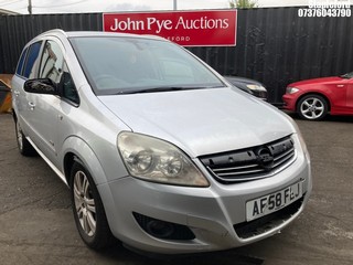 Location: Stapleford - 2008 VAUXHALL ZAFIRA DESIGN CDTI AUTO MPV REG: AF58FLJ, Keys: Yes, MOT Expiry date: 02/01/2026, 1910 Diesel, 6 Speed Auto Diesel, Former Keepers: 7