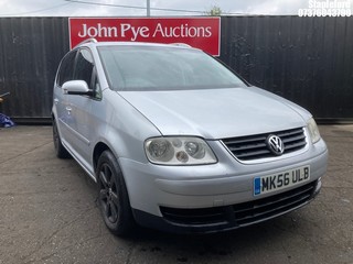Location: Stapleford - 2006 VOLKSWAGEN TOURAN SE TDI AUTO MPV REG: MK56ULB, Keys: Yes, MOT Expiry date: 27/02/2026, 1968 Diesel, 6 Speed Auto Diesel, Former Keepers: 9