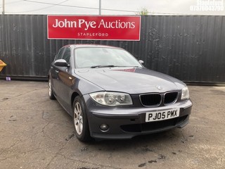 Location: Stapleford - 2005 BMW 118D SE 5 Door Hatchback REG: PJ05PMX, Keys: Yes, MOT Expiry date: 27/10/2025, 1995 Diesel, 6 Speed Manual Diesel, Former Keepers: 5