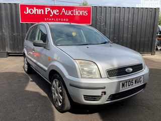 Location: Stapleford - 2005 FORD FUSION 2 SEMI AUTO 5 Door Hatchback REG: MT05WUG, Keys: Yes, MOT Expiry date: 11/02/2026, 1388 Petrol, 5 Speed Semi Auto Petrol, Former Keepers: 9