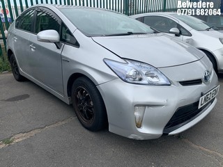 Location: BELVEDERE - 2012 TOYOTA PRIUS HYBRID  5 DOOR HATCHBACK REG: LN62EAK, 1797cc HYBRID ELECTRIC, , Former Keepers: 1, Keys: No, MOT: Expiry date15/05/2026
