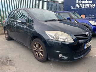Location: BELVEDERE - 2012 TOYOTA AURIS COLOUR COLLECTION V 5 DOOR HATCHBACK REG: YY12OWH, 1329cc PETROL, 6 SPEED MANUAL PETROL, Former Keepers: 2, Keys: No, MOT: Expiry date28/06/2026
