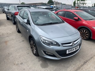 Location: Belvedere - 2014 VAUXHALL ASTRA ELITE AUTO 5 Door Hatchback REG: SK64WGV, Keys: No, MOT Expiry date: 21/05/2025, 1598 Petrol, 6 Speed Auto Petrol, Former Keepers: 5