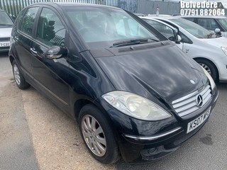 Location: Belvedere - 2007 MERCEDES A150 ELEGANCE SE CVT 5 Door Hatchback REG: KS07MFE, Keys: No, MOT Expiry date: 25.06.2024, 1498 Petrol, Variable Speed Auto Petrol, Former Keepers: 4