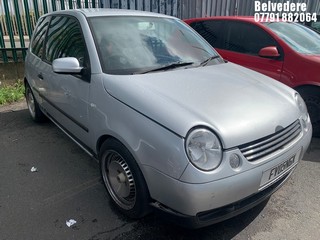 Location: Belvedere - 2005 VOLKSWAGEN LUPO E 3 Door Hatchback REG: FY05NGX, Keys: No, MOT Expiry date: 05/10/2025, 999 Petrol, 5 Speed Manual Petrol, Former Keepers: 9