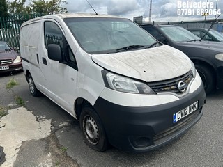 Location: Belvedere - 2012 NISSAN NV200 N-TEC DCI Car Derived Van REG: CV12MMK, Keys: No, MOT Expiry date: 16.11.2020, 1461 Diesel, 5 Speed Manual Diesel, Former Keepers: 6