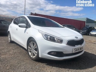 Location: Edinburgh - 2014 KIA CEED VR7 CRDI 5 Door Hatchback REG: SA14WKH, Keys: No, MOT Expiry date: 26/03/2025, 1396 Diesel, 6 Speed Manual Diesel, Former Keepers: 5