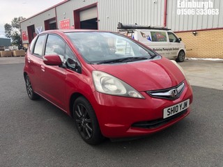 Location: Edinburgh - 2010 HONDA  JAZZ I-VTEC SI 5 Door Hatchback REG: SH10YJM, Keys: No, MOT Expiry date: 13/05/2025, 1339 Petrol, 5 Speed Manual Petrol, Former Keepers: 2