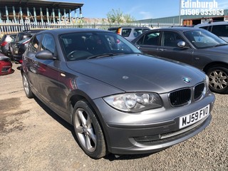 Location: Edinburgh - 2009 BMW 116I SPORT 5 Door Hatchback REG: MJ59FVO, Keys: No, MOT Expiry date: 14/03/2025, 1995 Petrol, 6 Speed Manual Petrol, Former Keepers: 5